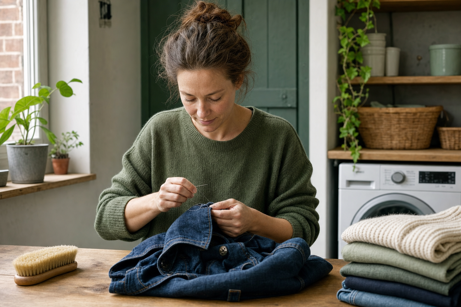 Praktisch beeld bij kleding langer dragen met een eenvoudige routine