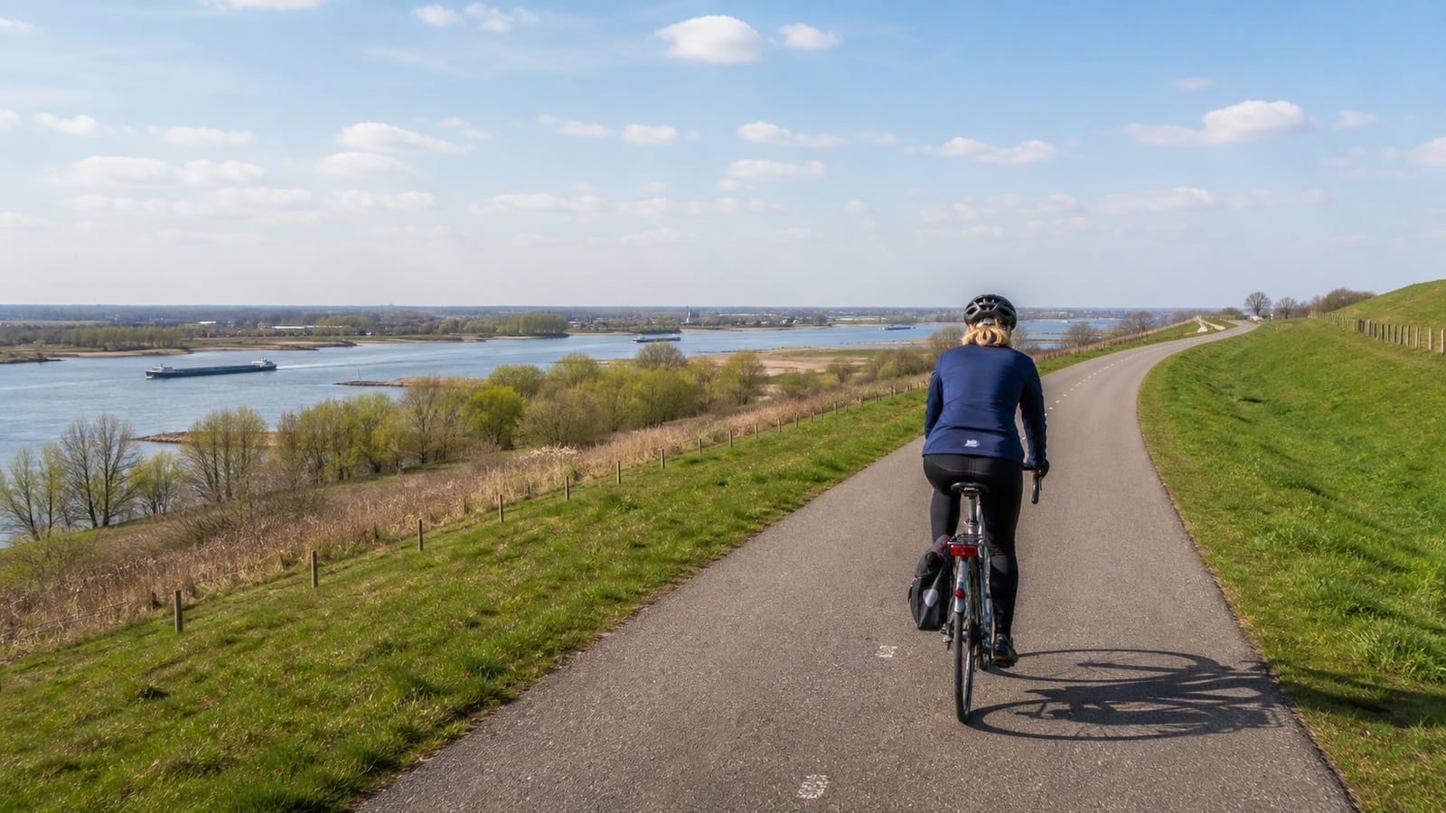 Rustige groene zitplek met houten bank in een openbaar stadspark